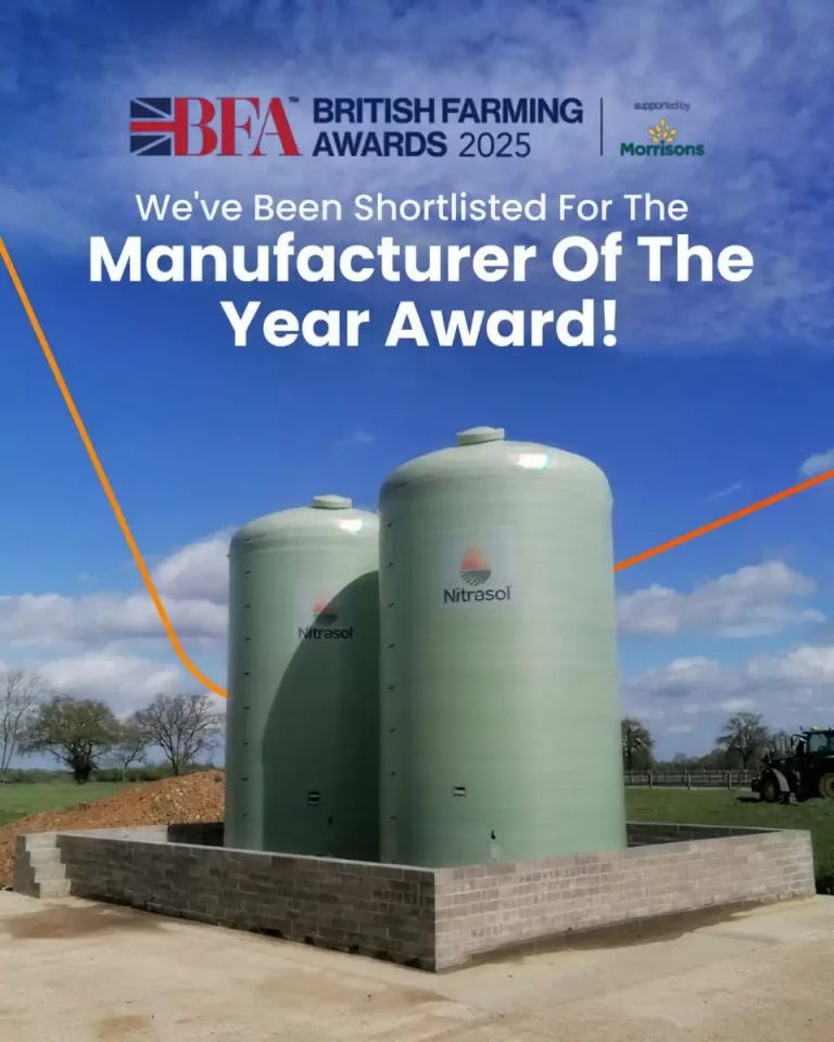 Nitrasol Shortlisted for Manufacturer of the Year at the British Farming Awards 2025