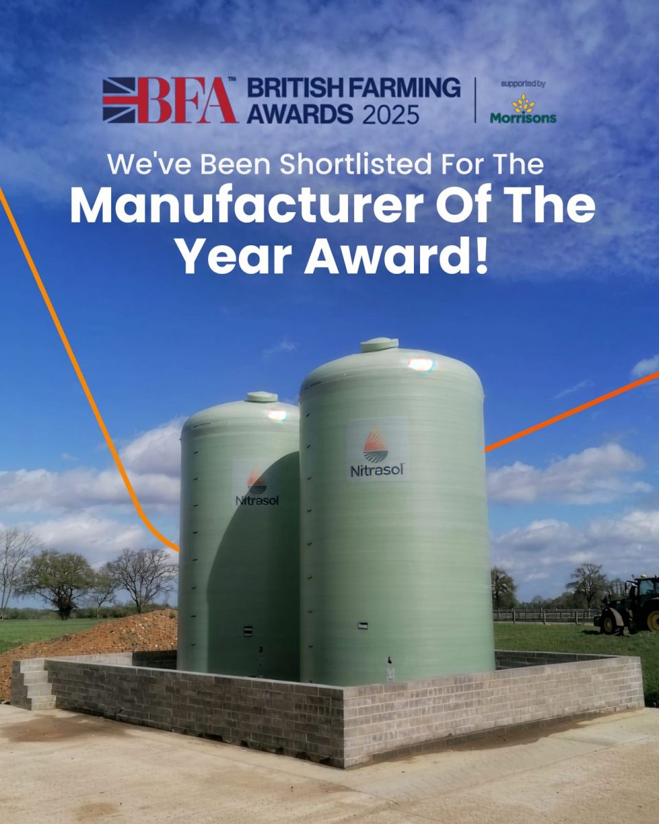 Nitrasol Shortlisted for Manufacturer of the Year at the British Farming Awards 2025!
